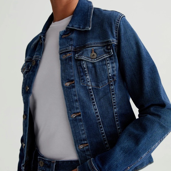 AG | Like new Robyn fitted casual denim jacket button front jean extra s… - Picture 4 of 16